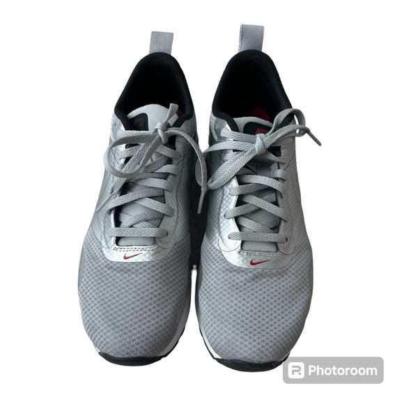 Nike Air Max Tavas, Silver & Red, Size 8.5 - Picture 7 of 10